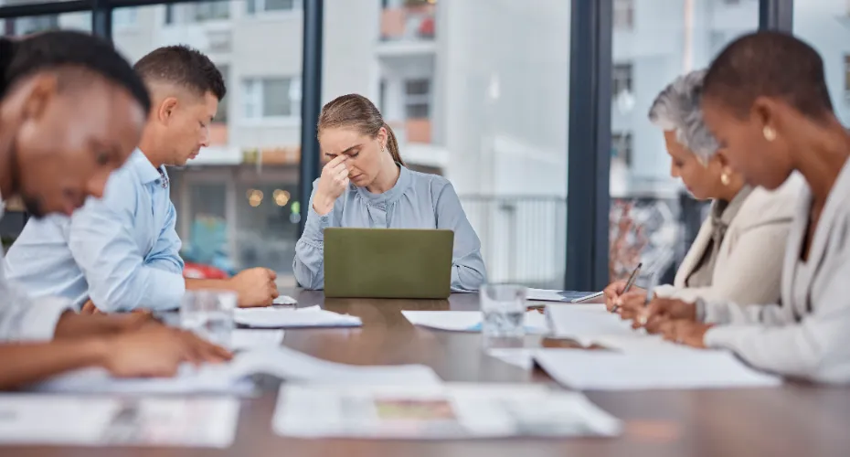 Business owner closing a company with legal guidance