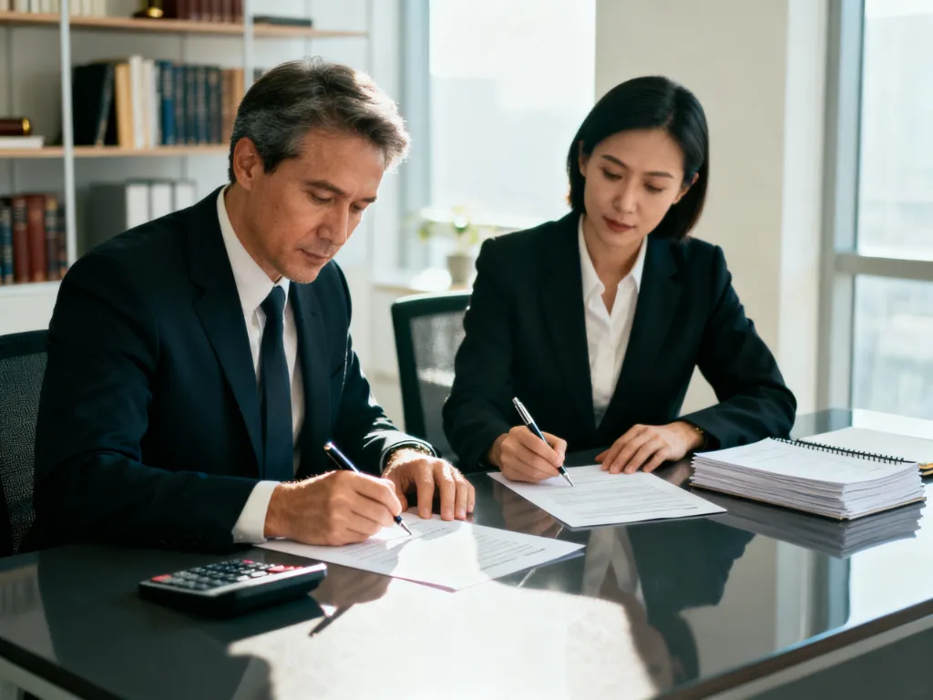 Business owner updating their company's legal name